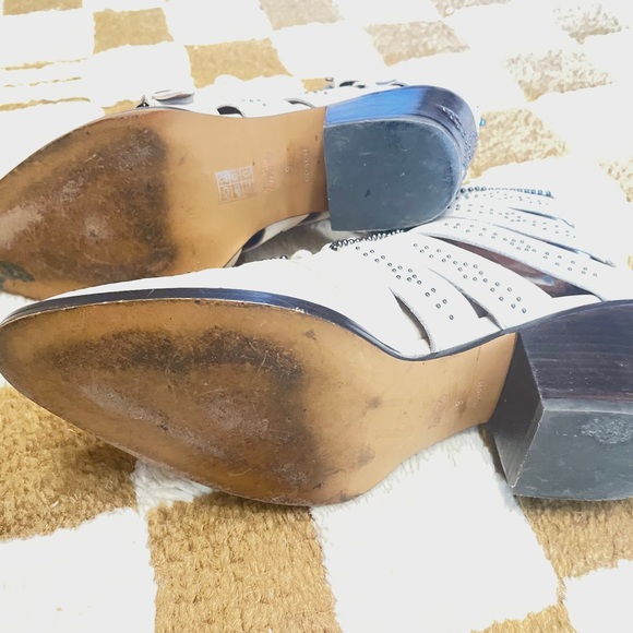 Coach Off-White Studded Paisley Bootie - Picture 5 of 6